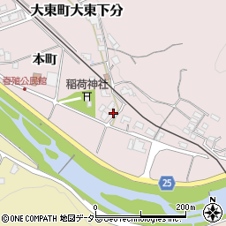 島根県雲南市大東町大東下分205-1周辺の地図