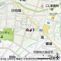愛知県一宮市浅井町東浅井南ノ下周辺の地図