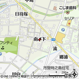 愛知県一宮市浅井町東浅井（南ノ下）周辺の地図
