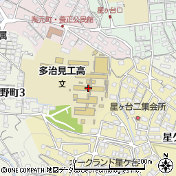 岐阜県立多治見工業高等学校周辺の地図