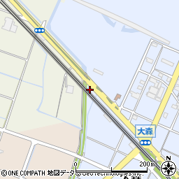 スイトタクシー　安八営業所周辺の地図