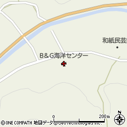 鳥取市佐治町Ｂ＆Ｇ海洋センター周辺の地図