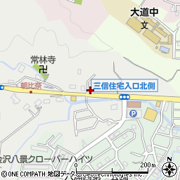 神奈川県横浜市金沢区朝比奈町467周辺の地図