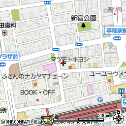 ＫＧ高等学院平塚キャンパス周辺の地図