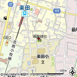 愛知県犬山市城山88周辺の地図