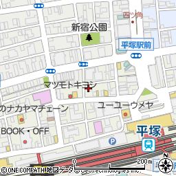 創作居酒屋絆 平塚駅前店周辺の地図