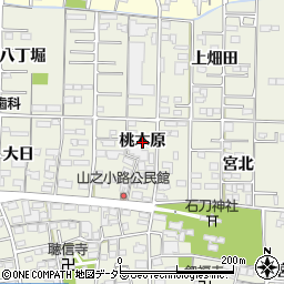 愛知県一宮市今伊勢町馬寄桃木原周辺の地図