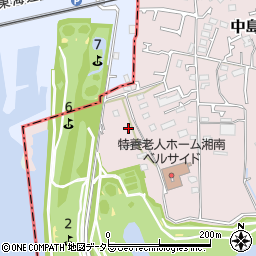 神奈川県茅ヶ崎市中島421-1周辺の地図