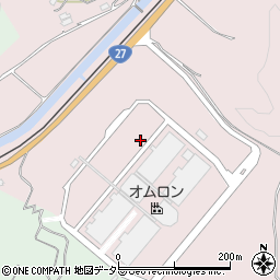 京都府綾部市中山町（鳴谷）周辺の地図