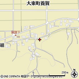 島根県雲南市大東町養賀1026周辺の地図