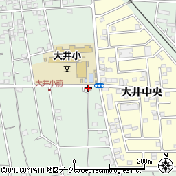 吉原自治会館周辺の地図
