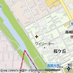 神奈川県平塚市桜ケ丘周辺の地図