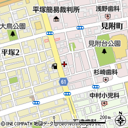 秋田文男の美容室周辺の地図