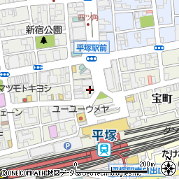 平塚市紅谷町ビル周辺の地図