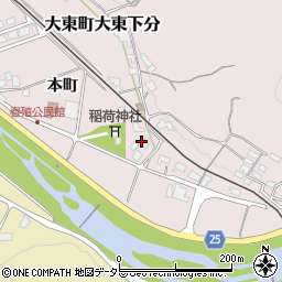 島根県雲南市大東町大東下分207周辺の地図