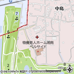 神奈川県茅ヶ崎市中島758周辺の地図
