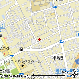 神奈川県平塚市中里26-15周辺の地図