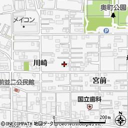 愛知県一宮市奥町川崎81-1周辺の地図