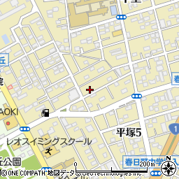 神奈川県平塚市中里26-14周辺の地図