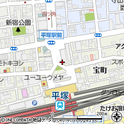 日本生命保険相互会社　平塚支社周辺の地図