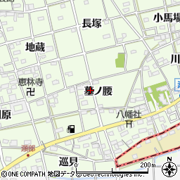 愛知県一宮市瀬部墓之腰周辺の地図