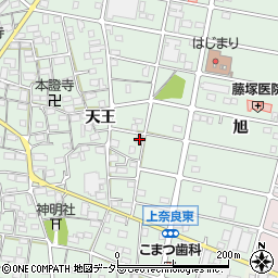 愛知県江南市上奈良町天王235周辺の地図