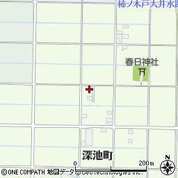岐阜県大垣市深池町164周辺の地図