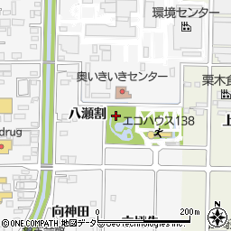愛知県一宮市奥町八瀬割周辺の地図