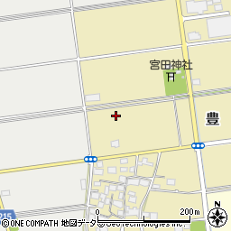 岐阜県養老郡養老町豊周辺の地図