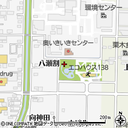 愛知県一宮市奥町（八瀬割）周辺の地図