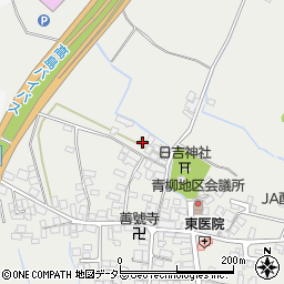 滋賀県高島市安曇川町青柳1034周辺の地図