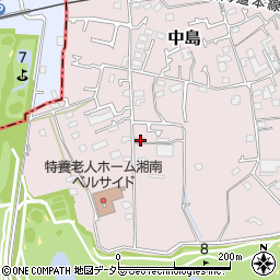 神奈川県茅ヶ崎市中島885周辺の地図