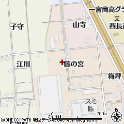 愛知県一宮市佐千原藤の宮22周辺の地図