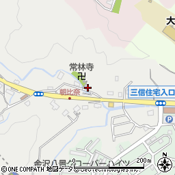 神奈川県横浜市金沢区朝比奈町417周辺の地図