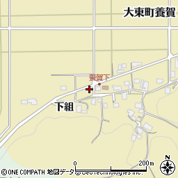 島根県雲南市大東町養賀155周辺の地図
