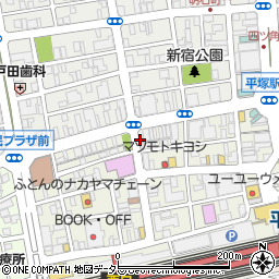 天竜担担麺店周辺の地図