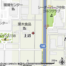 愛知県一宮市今伊勢町馬寄上沼30周辺の地図