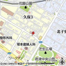 ＥＱＷＥＬチャイルドアカデミー君津教室周辺の地図