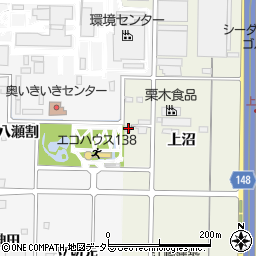 愛知県一宮市今伊勢町馬寄上沼6周辺の地図