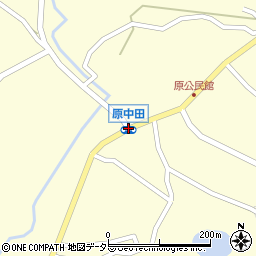 原中田信号周辺の地図