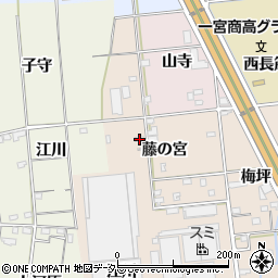 愛知県一宮市佐千原藤の宮23周辺の地図