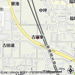愛知県一宮市今伊勢町馬寄吉田東周辺の地図