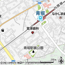 富津歯科医院周辺の地図