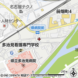 岐阜県多治見市前畑町5丁目16周辺の地図