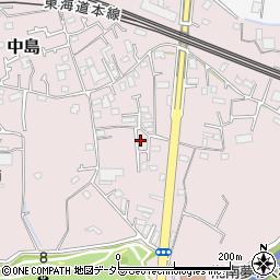 神奈川県茅ヶ崎市中島1187周辺の地図