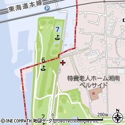 神奈川県茅ヶ崎市中島392周辺の地図