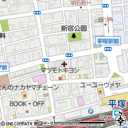 平塚信用金庫本店営業部周辺の地図