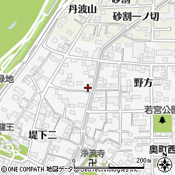 愛知県一宮市奥町堤下一204周辺の地図