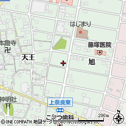 愛知県江南市上奈良町天王283周辺の地図