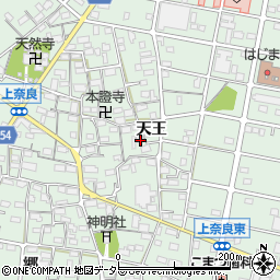愛知県江南市上奈良町天王102周辺の地図